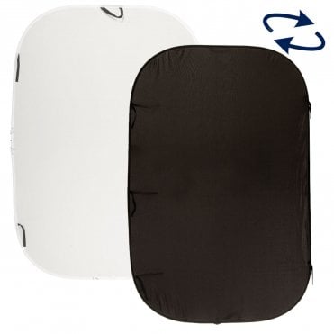 Collapsible Reversible 1.8 x 2.75m Black/White