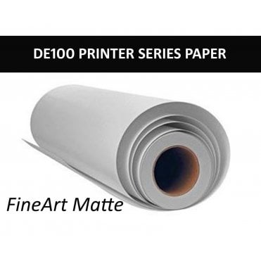 DE100 FineArt Matte Paper 230 gsm (2 Rolls Per Box)