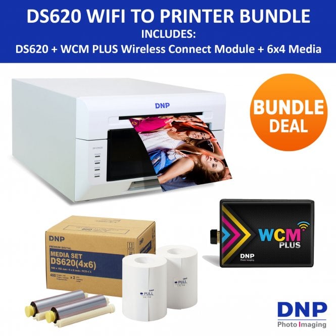 DNP DS620 Wifi to Printer Bundle