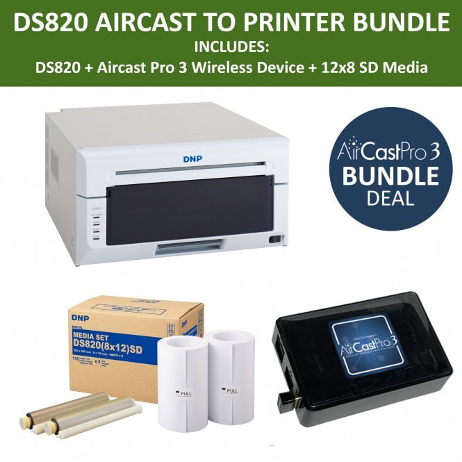 DNP DS820 Aircast to Printer Bundle