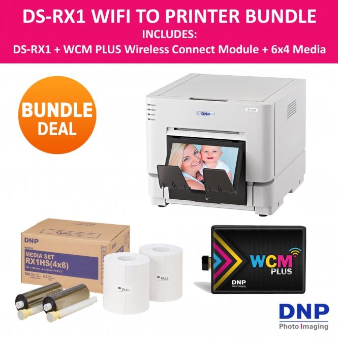 DNP RX1 Wifi to Printer Bundle