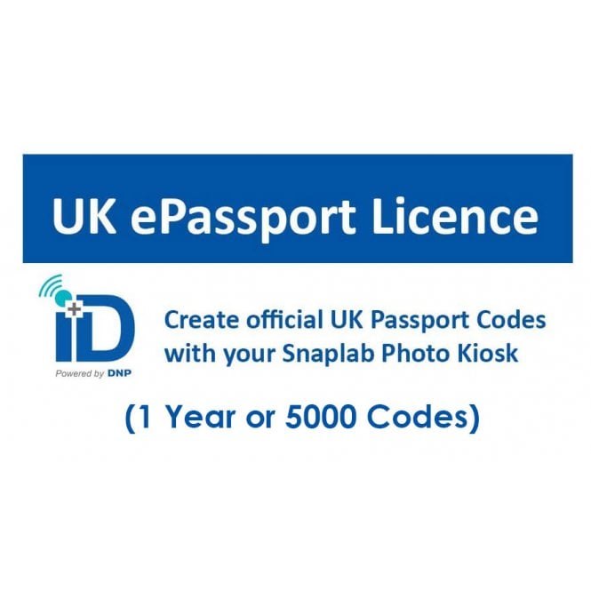 DNP  UK E-Passport Code Licence (1 Year or 5000 Codes)