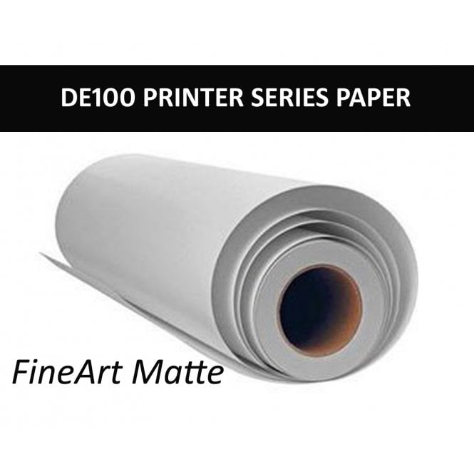 Fujifilm DE100 FineArt Matte Paper 230 gsm (2 Rolls Per Box)