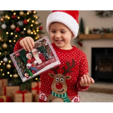 Glitterframe 4x6 Santa & Tree Figurines (Box of 24)