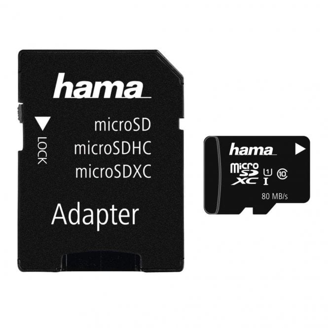 MircoSDHC UHS-1 Class1 C10 c/w Adapter - (533x / 80MB/s)