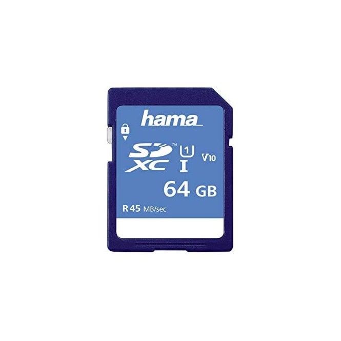 Hama SDHC 64GB Class 10 UHS-1 Memory Card