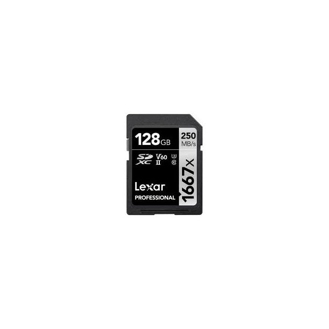 Lexar SDXC UHS-II Class 10 Pro Memory Card 128GB