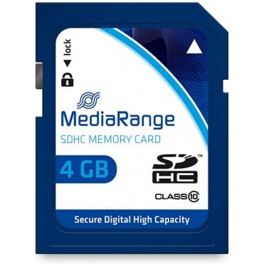 Mediarange SDHC Class 10 Memory Card 4GB