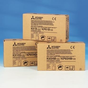 Mitsubishi K91HG-ce / KP91HG-ce High Gloss Thermal Roll Paper