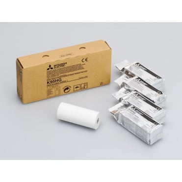 Mitsubishi K95HG / KP95HG Monochrome High Gloss Thermal Paper