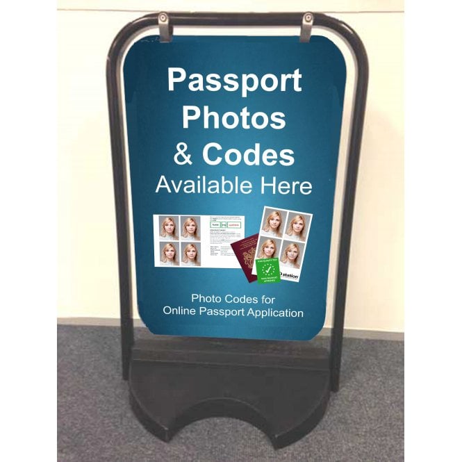 Passport Swing Sign