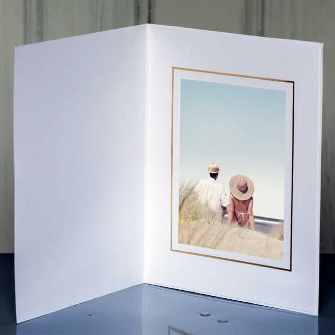 Photo Folders - White & Gold