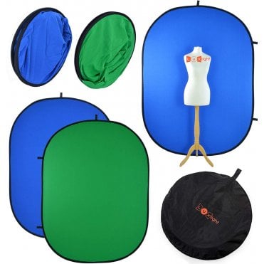 Popup Reversible Chroma Key Screen