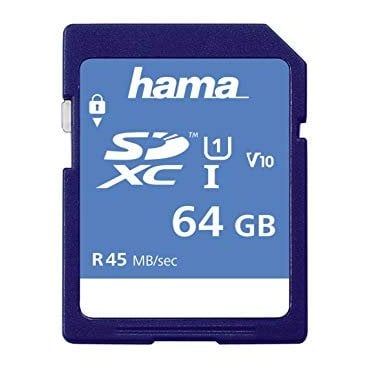 SDHC 64GB Class 10 UHS-1 Memory Card