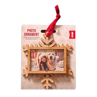 Snowflake Wooden Ornament 45x70mm (Box of 72)