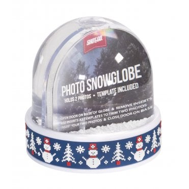 Snowglobe Blue Snowman Pattern (Box of 24)