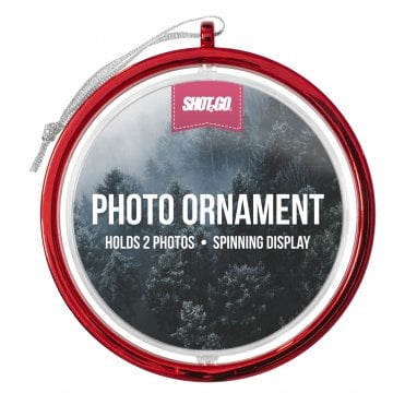 Spinning Circle Ornament Red (Box of 72)